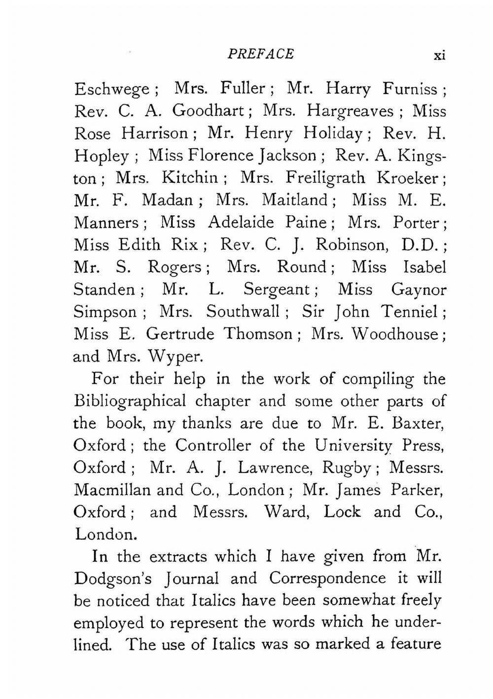 The life and letters of Lewis Carrol | S.D. Collingwood