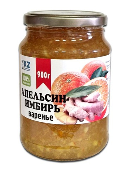 Варенье Апельсин-имбирь 900г. Казахстан