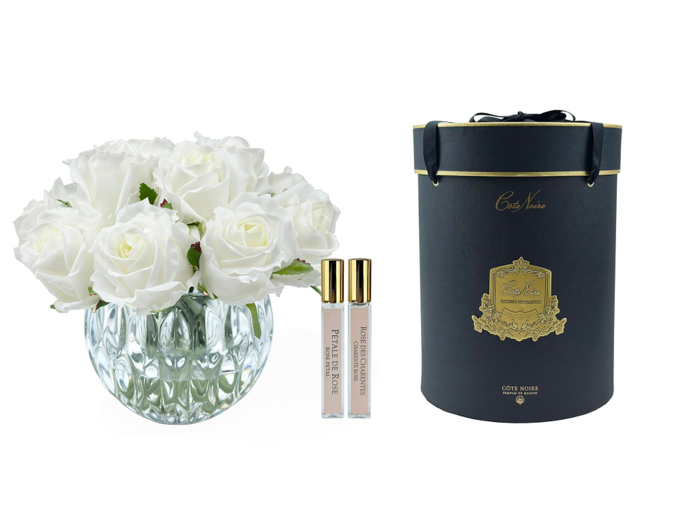 Букет роз ароматизированный и 2 спрея по 10мл Cote Noire Rose Bud Bouquet Ivory слоновая кость