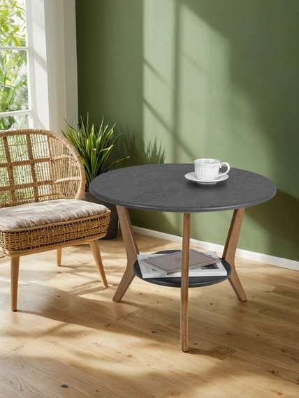 Стол журнальный BeautyStyle 13 серый бетон/бук