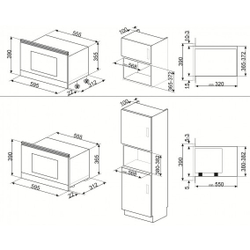 Встраиваемая микроволновая печь Smeg MP722PO