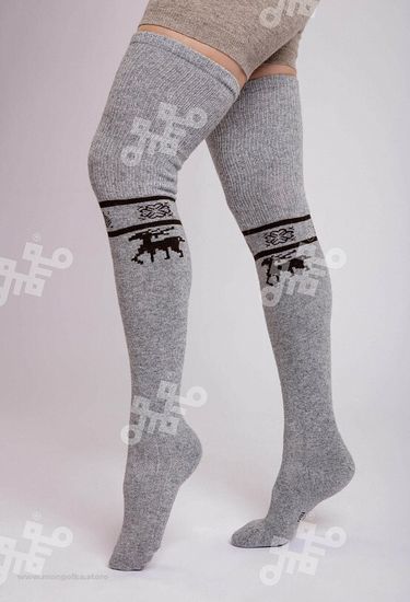 Чулки из  монгольской шерсти