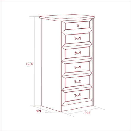 ЕКАТЕРИНА Комод К6