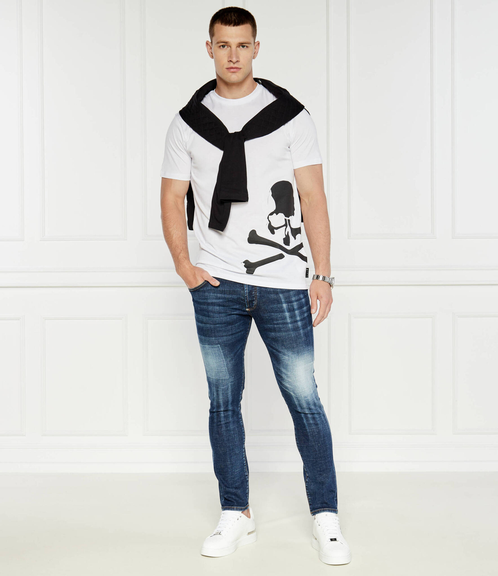Футболка Skull&Bones Philipp Plein - белый(MTK7412 PJY002N)