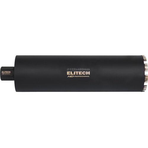 Коронка алмазная ELITECH 122*450 1/4" с охлаждением   1110.012100
