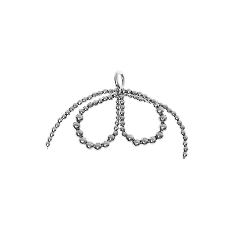 Подвеска на обувь Первоклассный Бант – Гематит