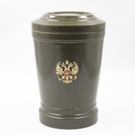 Урна для праха биоразлагаемая "Военная с гербом"