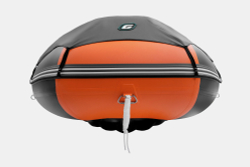 Надувная лодка GLADIATOR E450PRO оранжево-темносерый