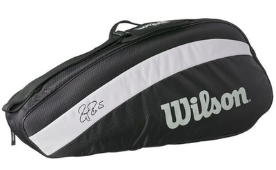 Сумка теннисная Wilson Roger Federer Team 3 Pk Bag - black