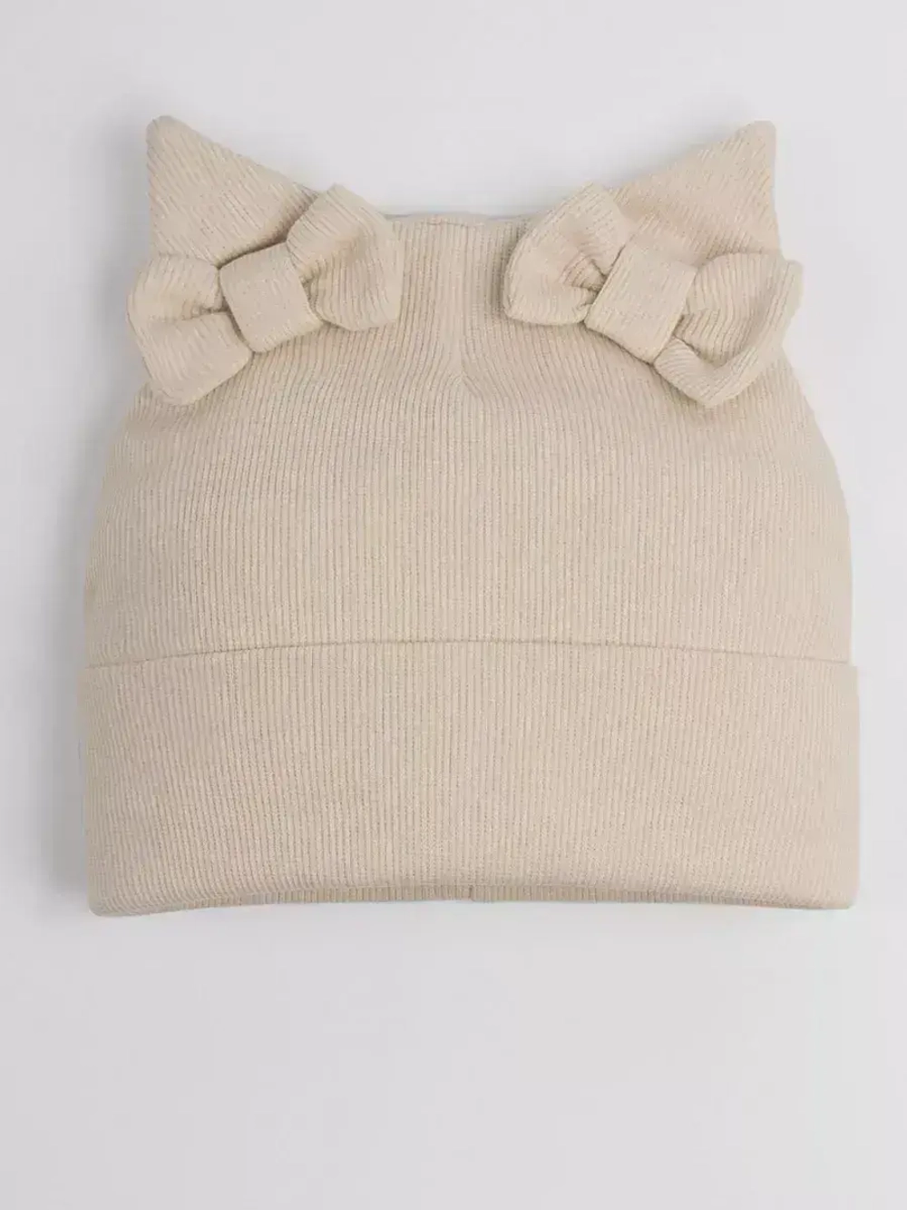 Шапка для девочки осенняя с ушками