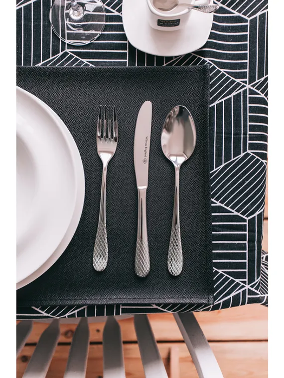 Набор ножей столовых «Юлия Высоцкая», h=22 см, 6 шт, цвет серебряный