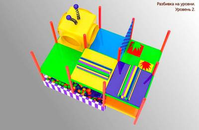 Детский игровой лабиринт «Друзья из космоса»