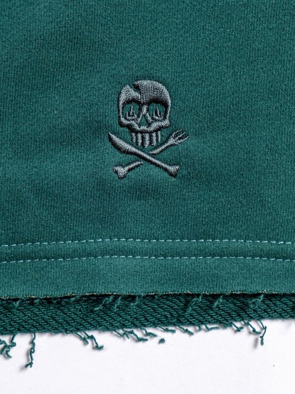 Шорты Logo темно-зеленые - фото 6