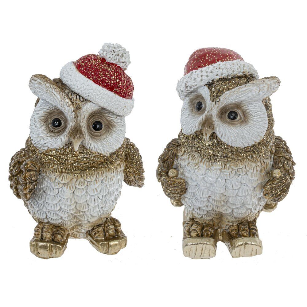 GAEM Фигурка декоративная "Сова", L6 W5 H9 см, 2в.