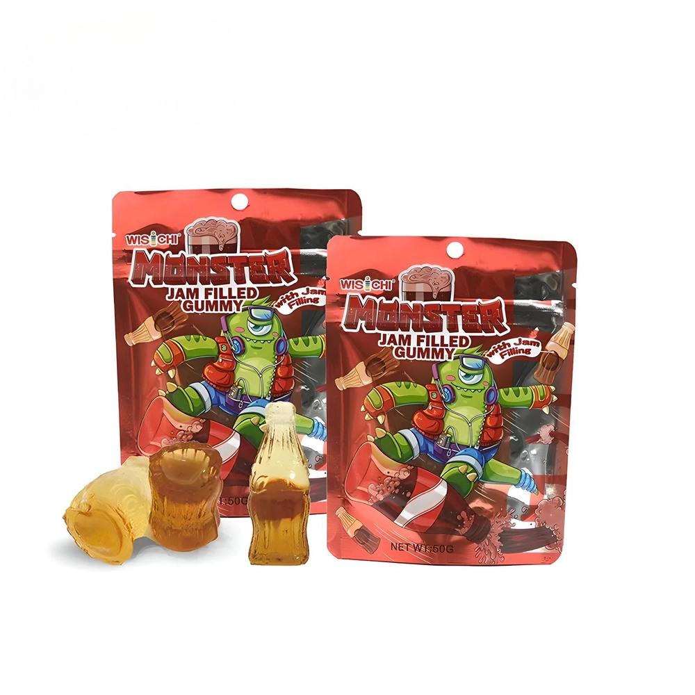 4D Мармеладные конфеты с начинкой Monster "Кола"