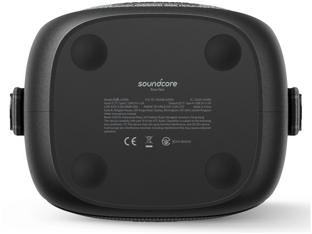 Портативная акустика Soundcore Rave Neo, 50 Вт, черный