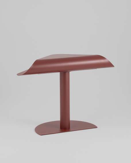 Журнальный столик Cornea металл бордовый