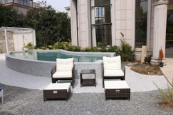 Набор мебели из ротанга, 5 предметов, коричневый, GM-M79