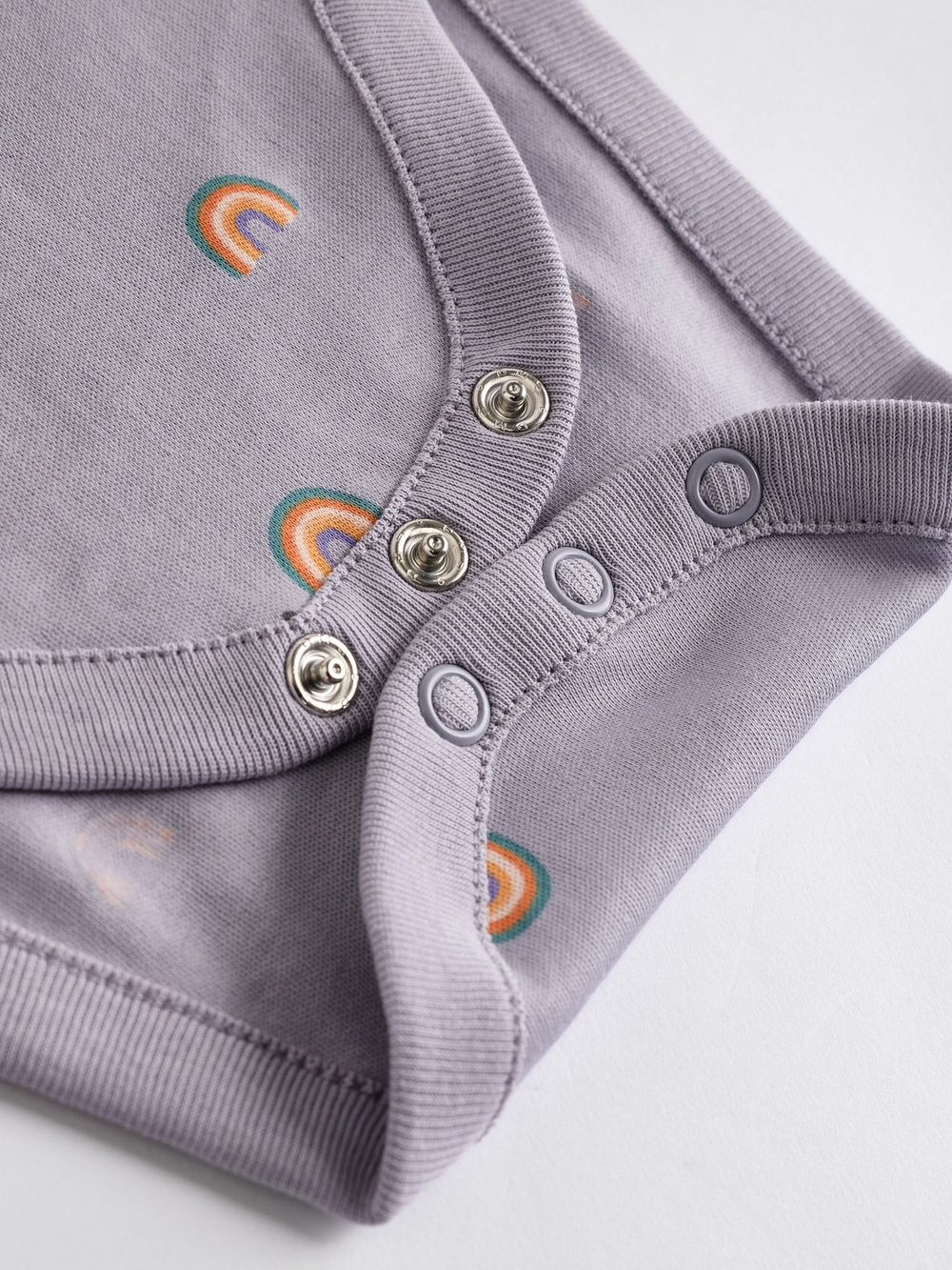 Боди с длинным рукавом для малышей Next N95-304, 7 шт., Белый, Розовый, Салатовый