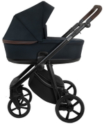 Детская коляска Roan Esso 3 в 1 с автокреслом Pituso Baesa Pro Black ESS111/1 Caviar/Black