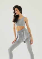 Лосины Active Leggings 2 в 1 in Grey