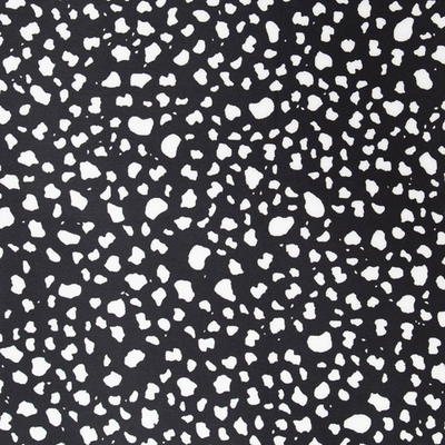 Атлас Армани стрейч принт, 90 гр/м2, 145 см, черный