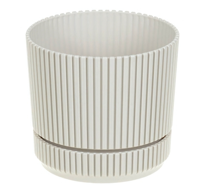 Кашпо СТРИП круглое D=110мм 0,6 л с поддоном М3245