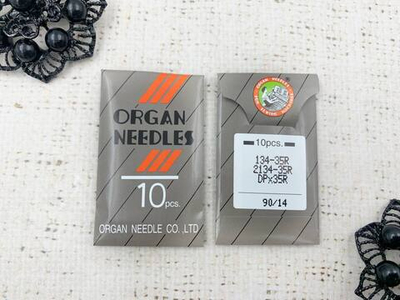 Иглы промышленные Organ DPx5 толстая колба №90/14, 10 игл