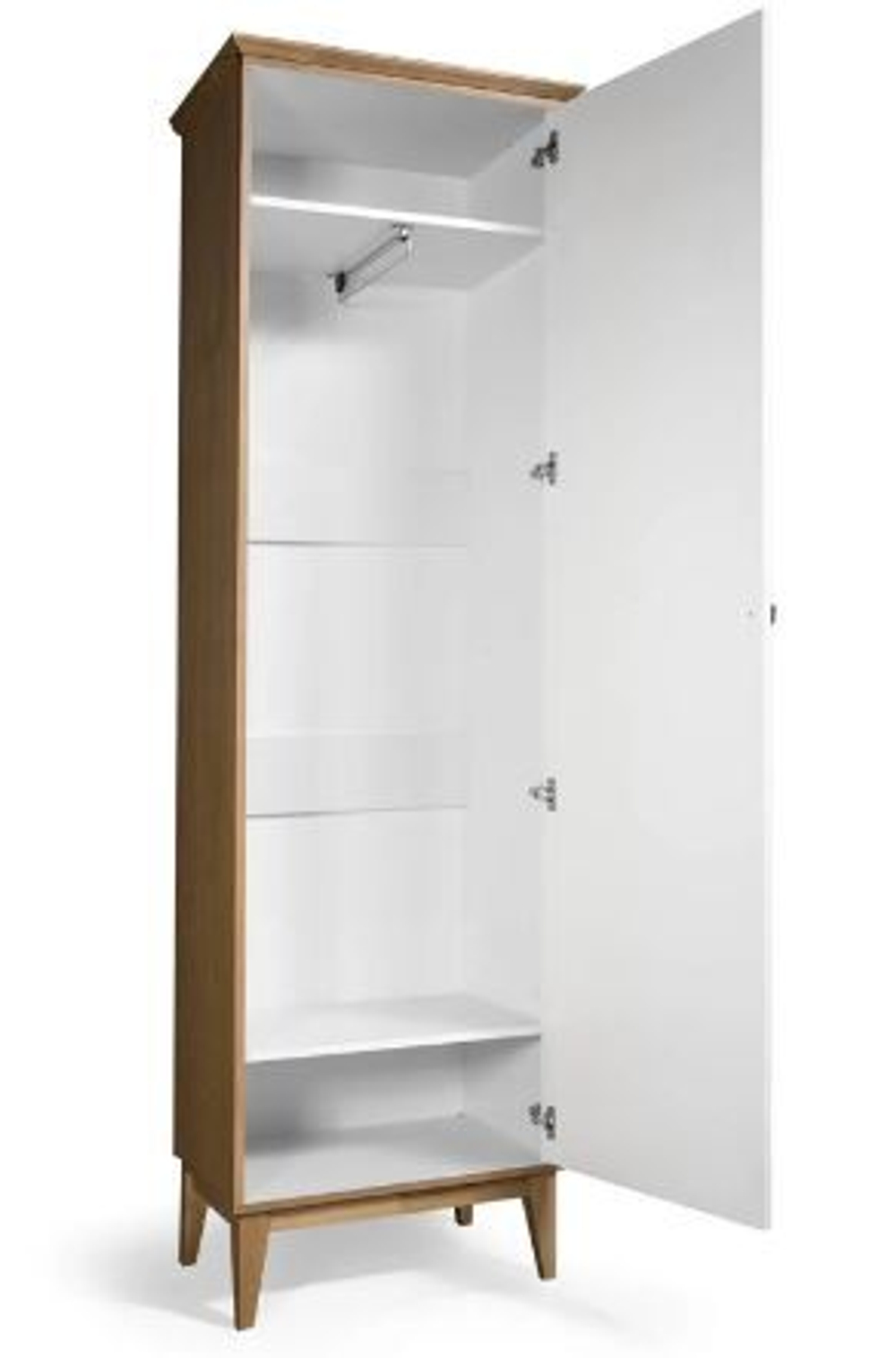 ТОРИНО Шкаф для одежды ГМ 4191 /дуб (БЕЛ/НАТУР.ДУБ)