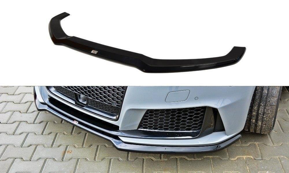 Карбоновая губа переднего бампера для AUDI RS3 2015 - 2016 Ауди аэродинамический обвес