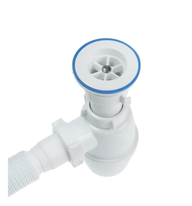 Сифон бутылочный Orio А-7001, 1 1/2"х40мм, решетка d=70мм, гибкая труба