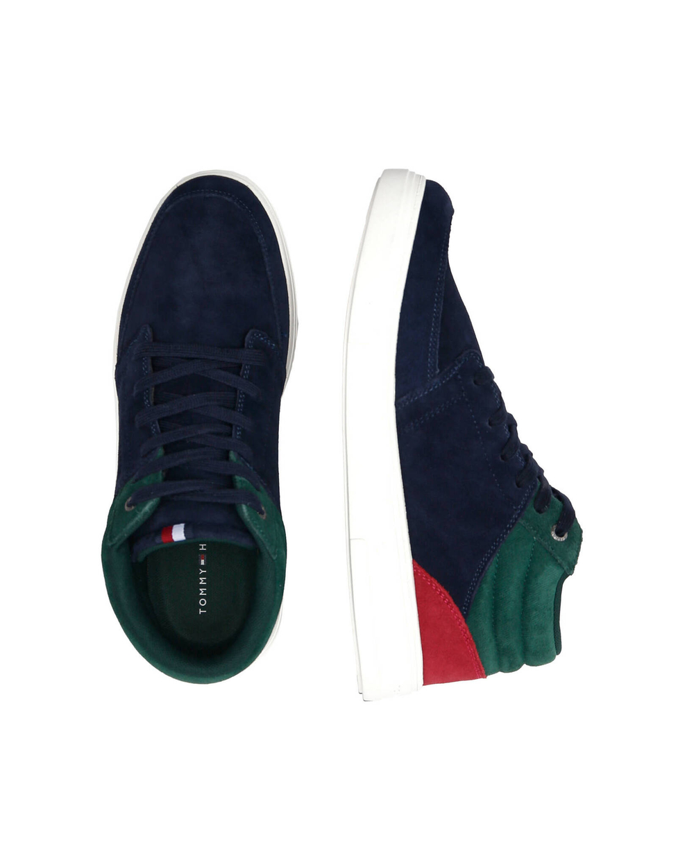 кожаные кроссовки modern cupsole chukka suede Tommy Hilfiger - темно-синий(FM0FM04293)