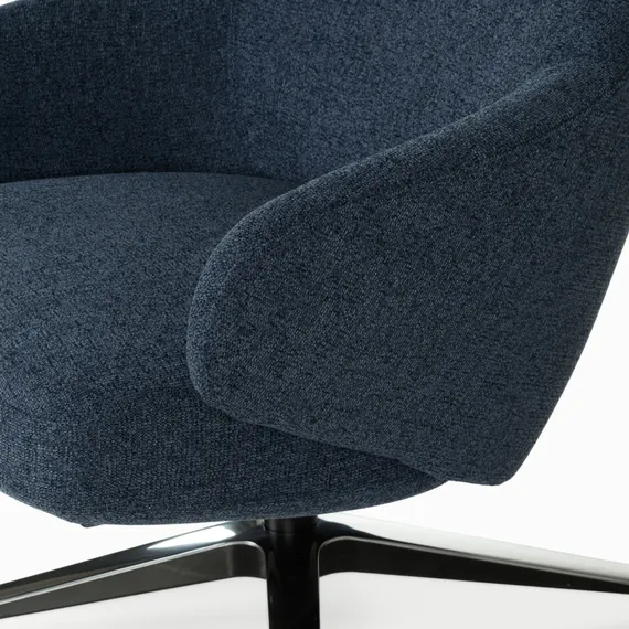 Кресло Stena синяя ткань