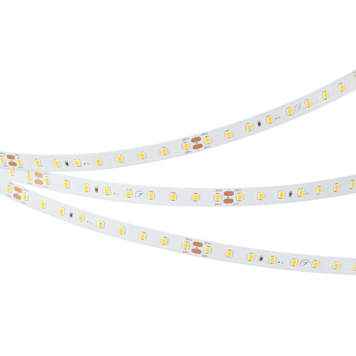 Светодиодная лента Arlight 4,8W/m 90LED/m 2835SMD теплый белый 5M RT-A90-10mm 24V Warm3000 038778