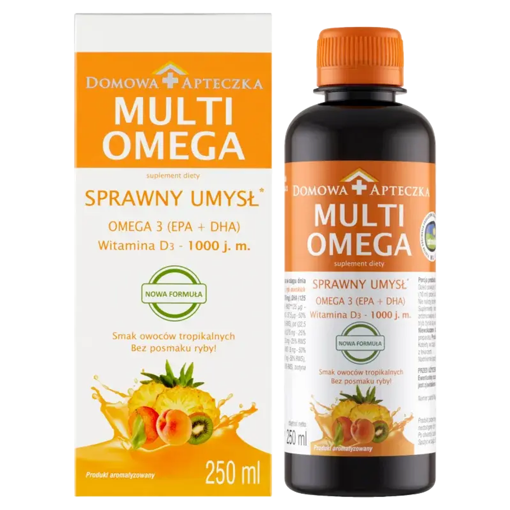 MultiOmega - сироп со вкусом тропических фруктов, 250 мл