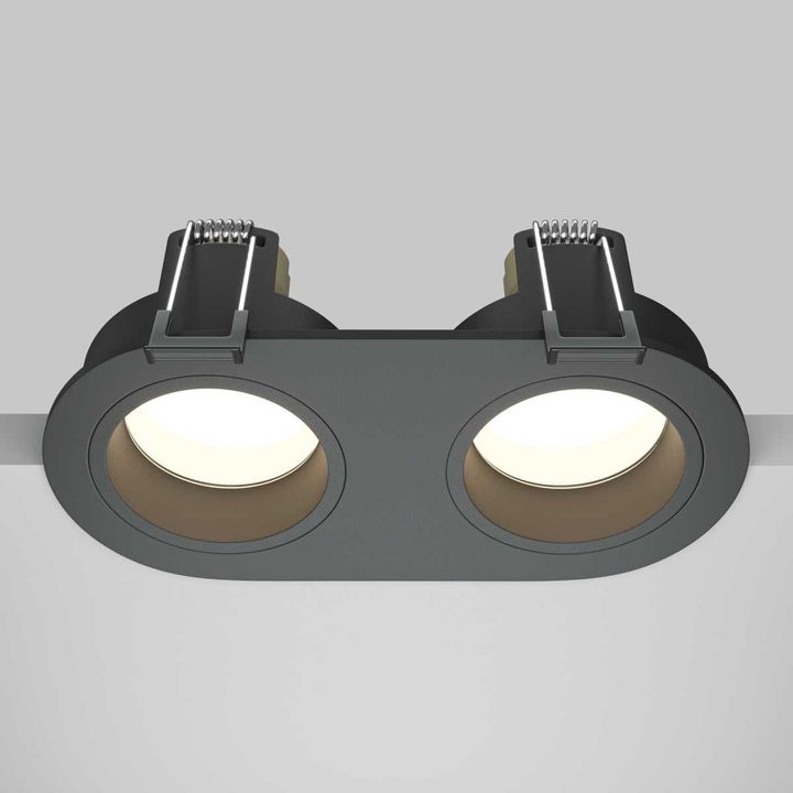 Встраиваемый светильник Maytoni Technical DL126-02-GU10-B