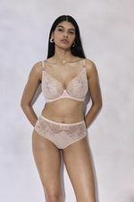 Телесный бюстгальтер Sublime с мягкими гипюровыми чашками (Размер: 70G) (Цвет: телесный)