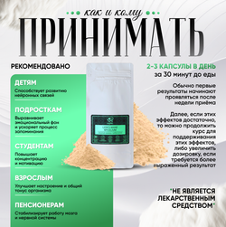 Ежовик гребенчатый, ежевик lions mane мицелий, порошок 100 грамм.
