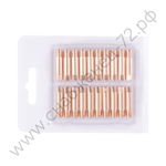 Наконечник М6х25х0.8 прямой (AL) (141.0001/MD0009-58, пр-во FoxWeld/КНР)