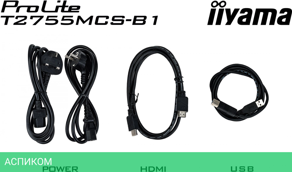 Монитор Iiyama 27" ProLite T2755MSC-B1