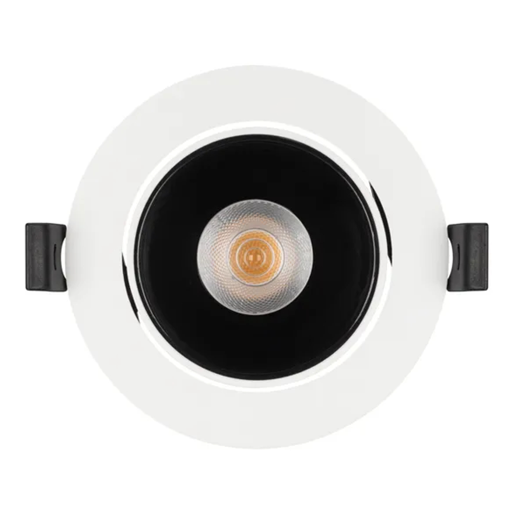 Светильник MS-FORECAST-BUILT-TURN-R102-12W Day4000 (WH-BK, 32 deg, 230V) (Arlight, IP20 Металл, 5 лет) 033659(1)