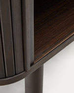 Mailen Буфет с 2 дверцами из ясеневого шпона темной отделки 110 x 140 см