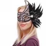 Маска карнавальная «Богема», черный