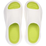 Шлепанцы мужские «PRIME», цвет белый, зеленая стелька, р-р 44-45