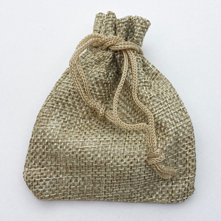 Мешочек холщовый, цвет бежевый, размер 7*9 см, цена за 1 шт