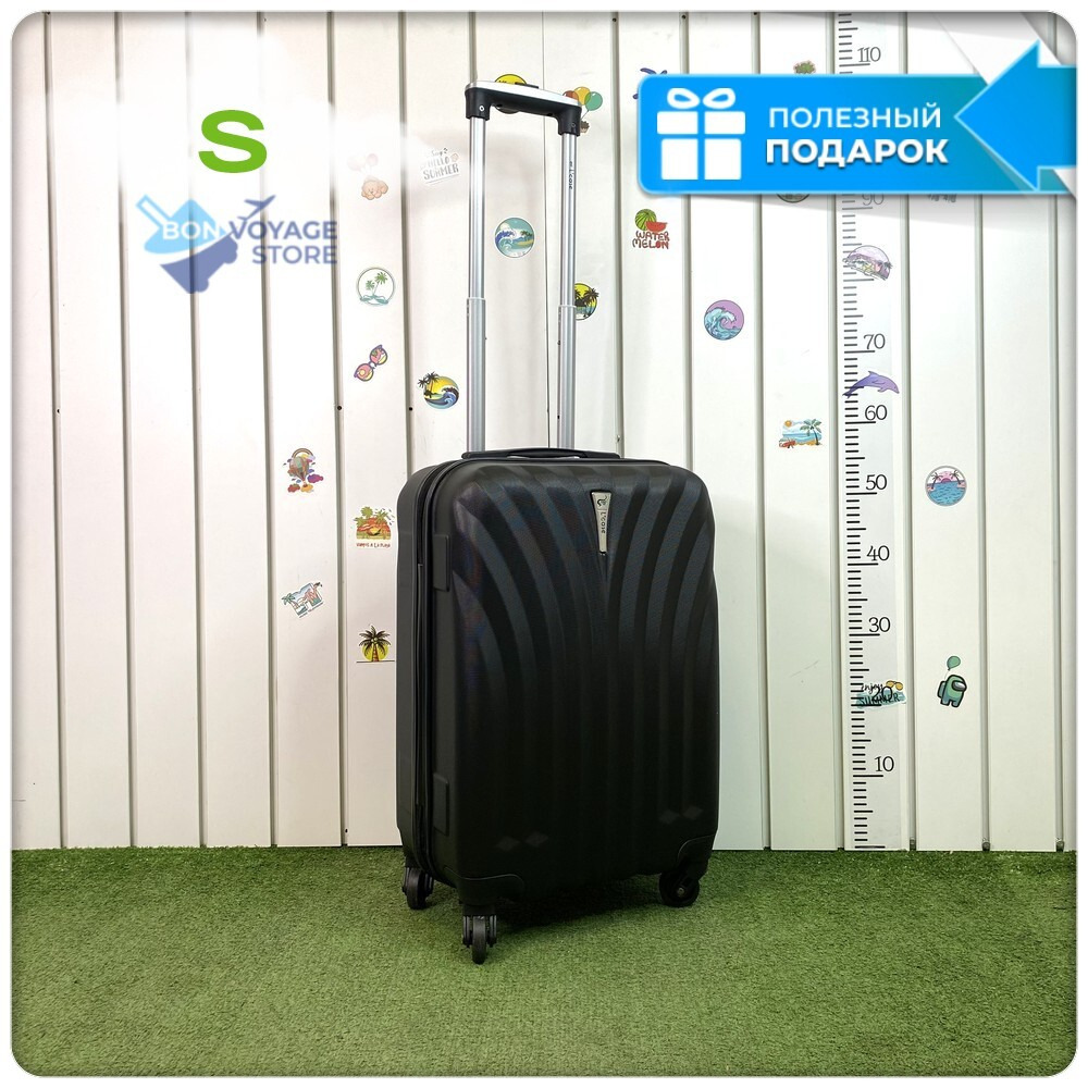 Маленький чемодан L'Case Phuket, черный, S