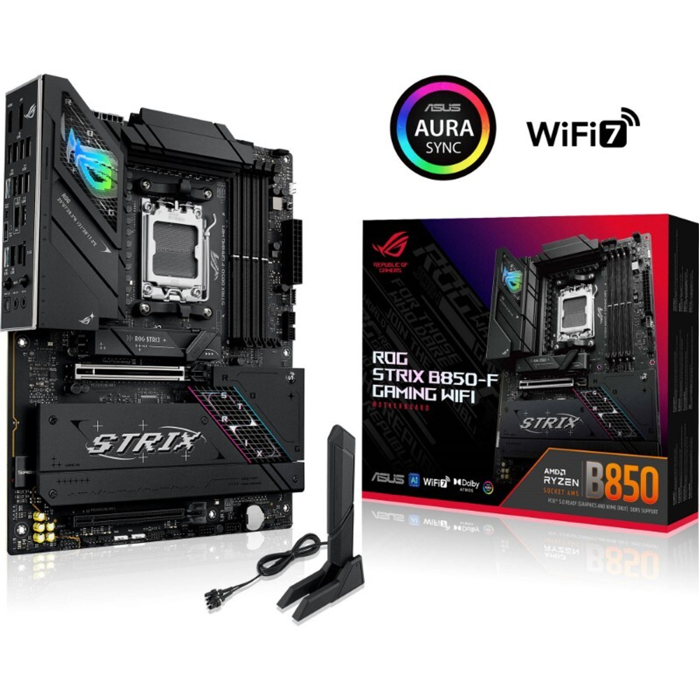 Материнская плата ASUS ROG STRIX B850-F GAMING WIFI, AM5, DDR5, ATX
