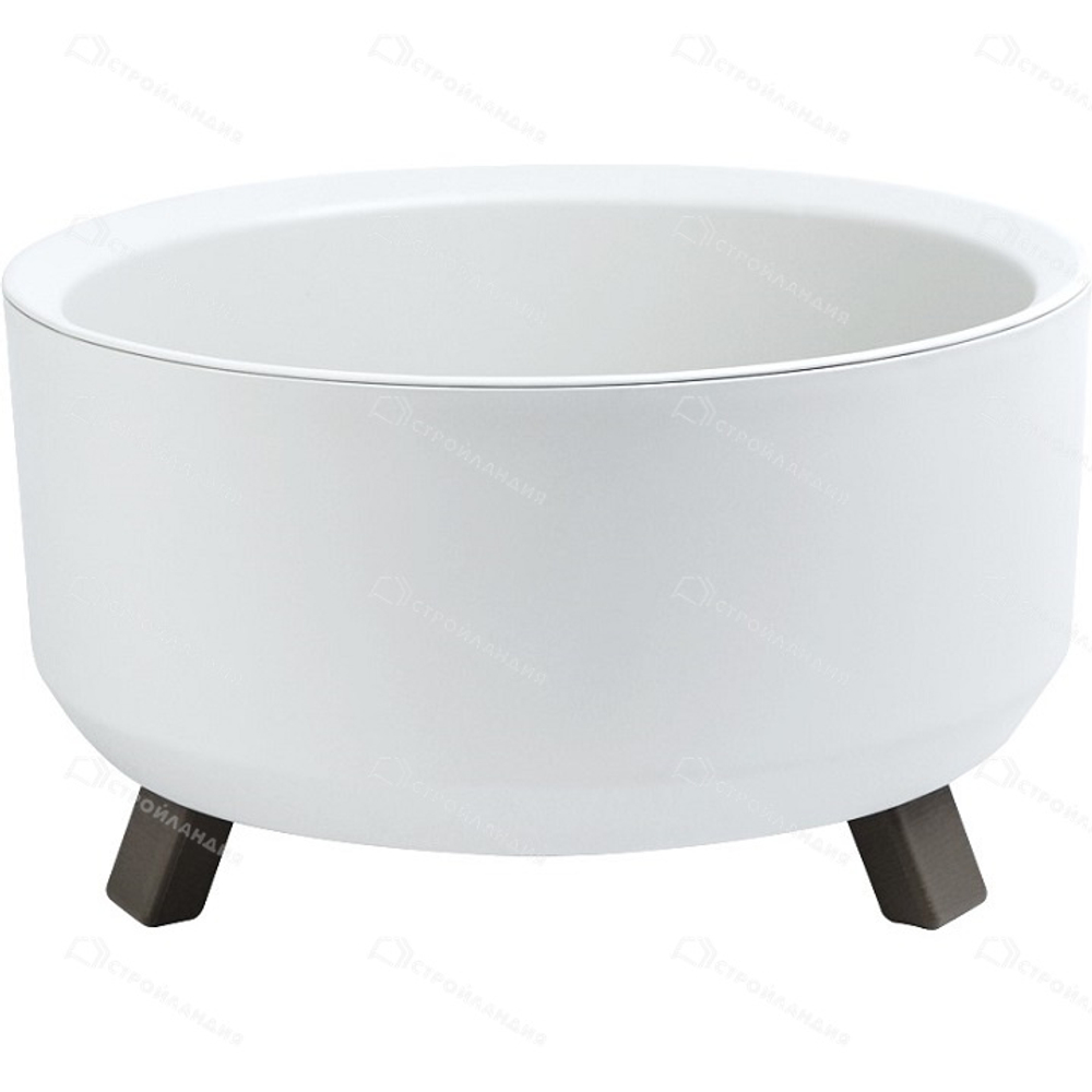 Кашпо пластиковое Грация прайм d22см h12,5см v2,25л белый