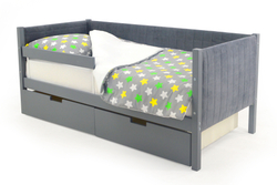 Детская кровать-тахта мягкая Бельмарко Svogen графит