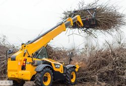 Захват для сена компоста на Телескопический погрузчик JCB